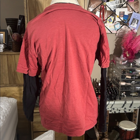 Machine Red Graphic Long Sleeve Tee - Medium - Picture 3 of 4